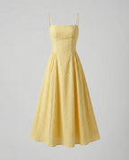 Women's Boho Beach Dress with Bustier