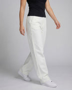 Unisex Denim Balloon Pants - Lower Body View