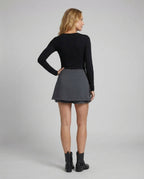 Women's Skort Mini Zipper - Back View