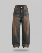 Women's Loose Fit Jeans Vintage Wash