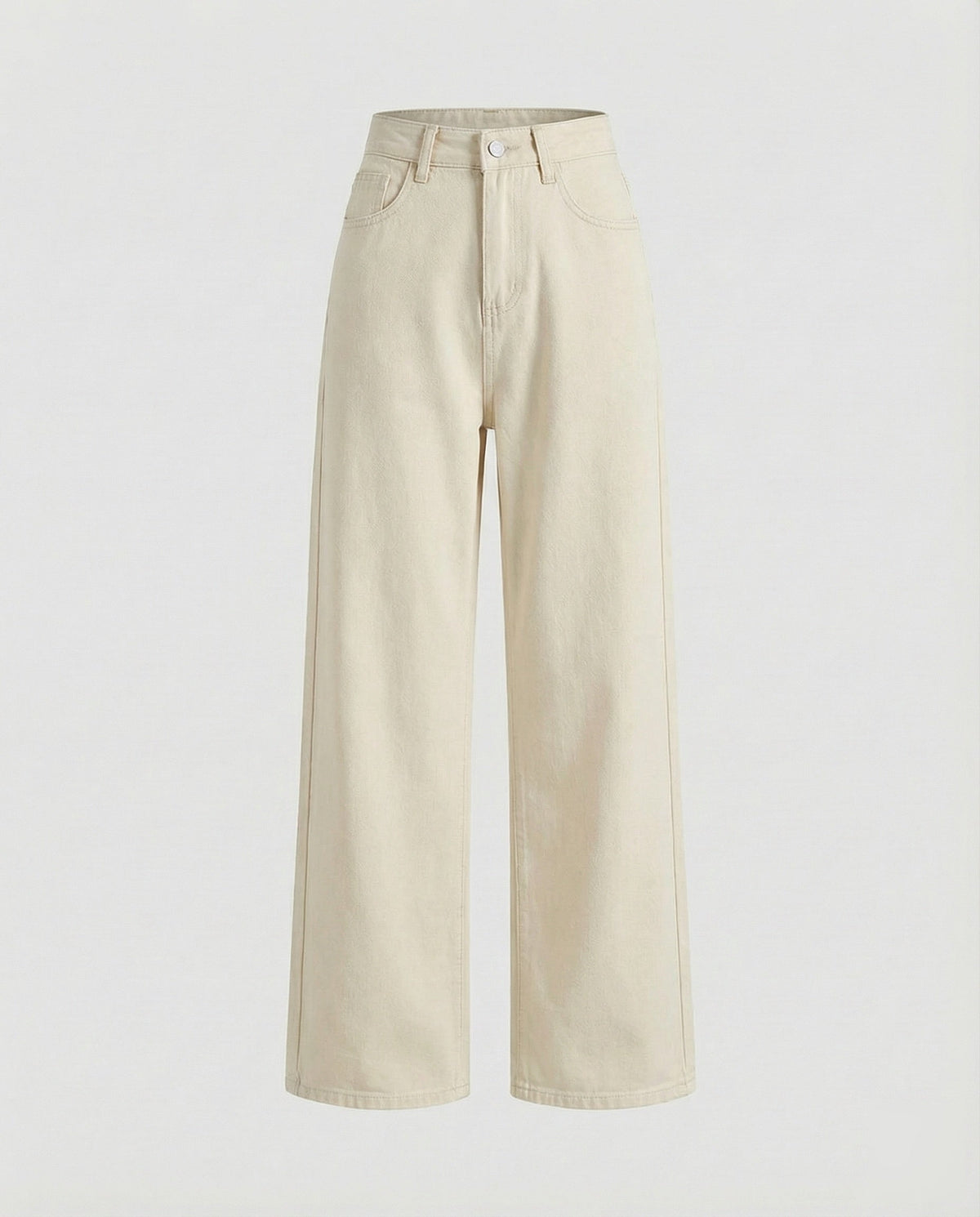 Women's High-Waisted Denim Pants with Extra Wide Leg
