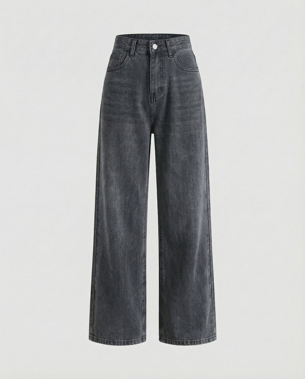 Women's High-Waisted Denim Pants with Extra Wide Leg