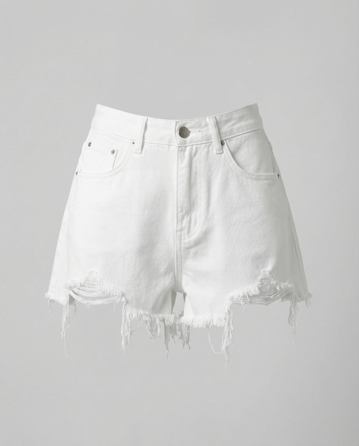 Women's Jeans Shorts High Waist Fringes