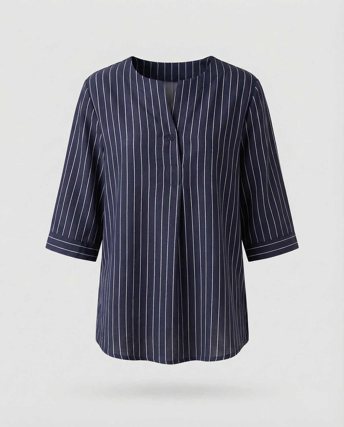 Women's Striped Long Blouse Shirt