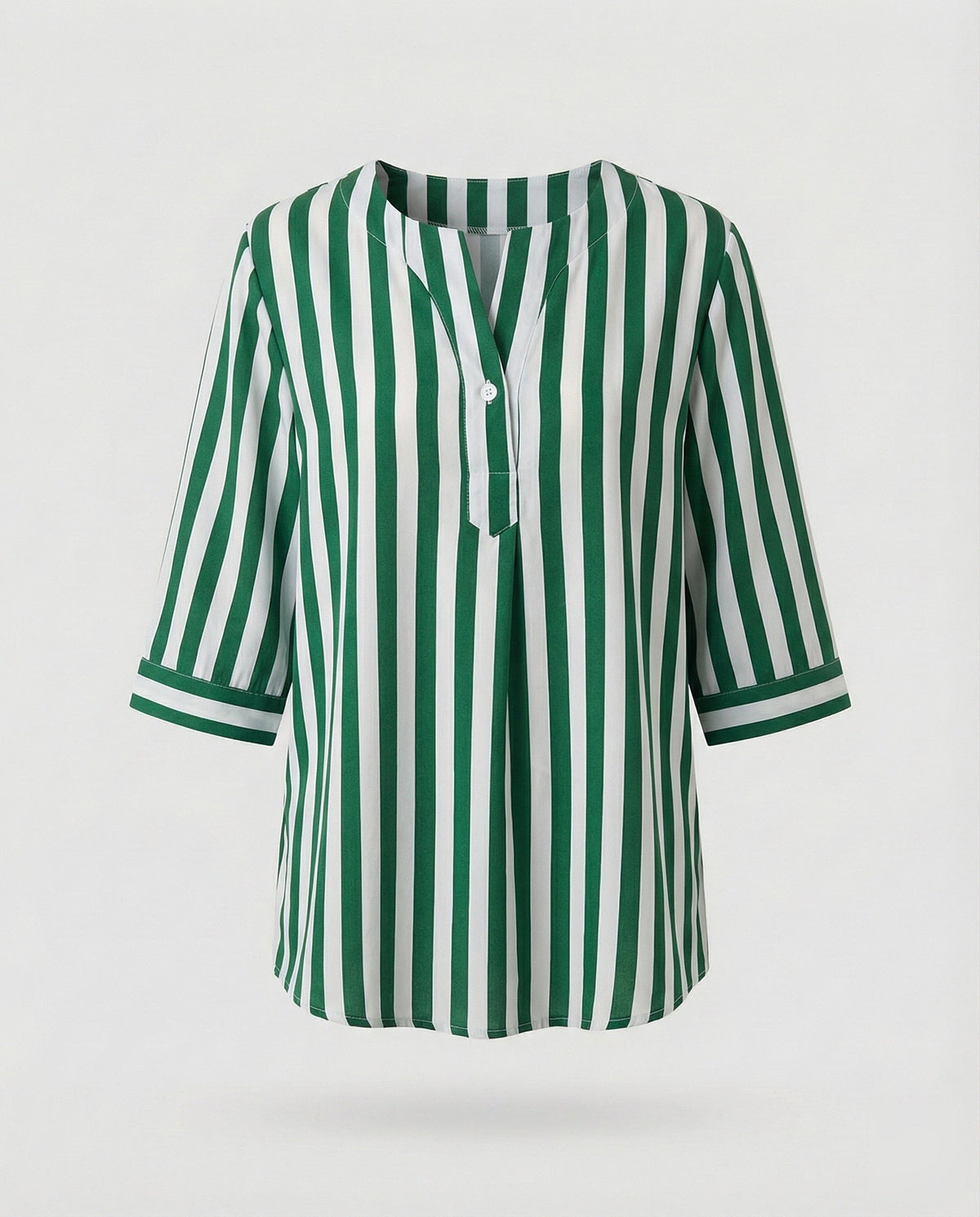 Women's Striped Long Blouse Shirt