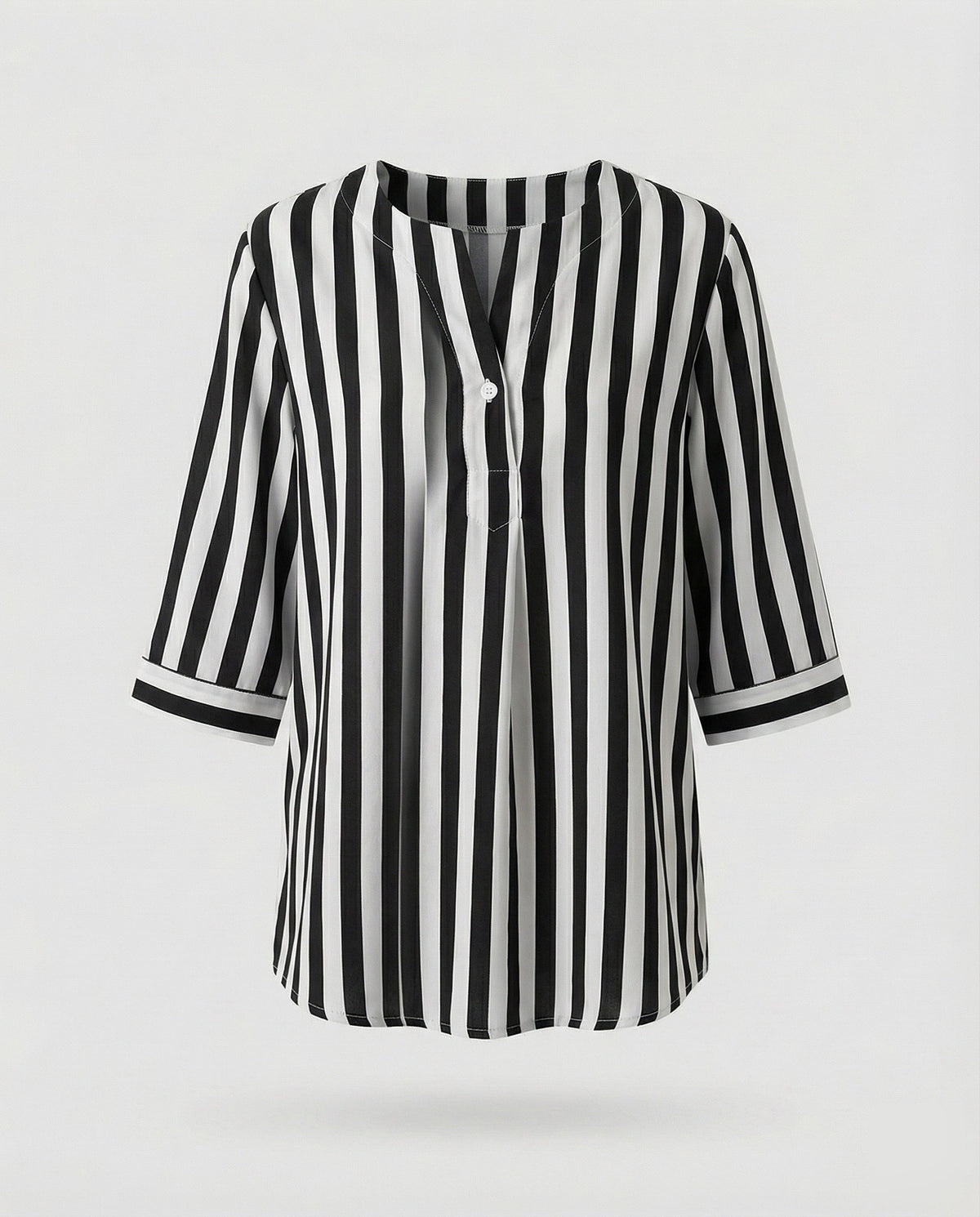Women's Striped Long Blouse Shirt