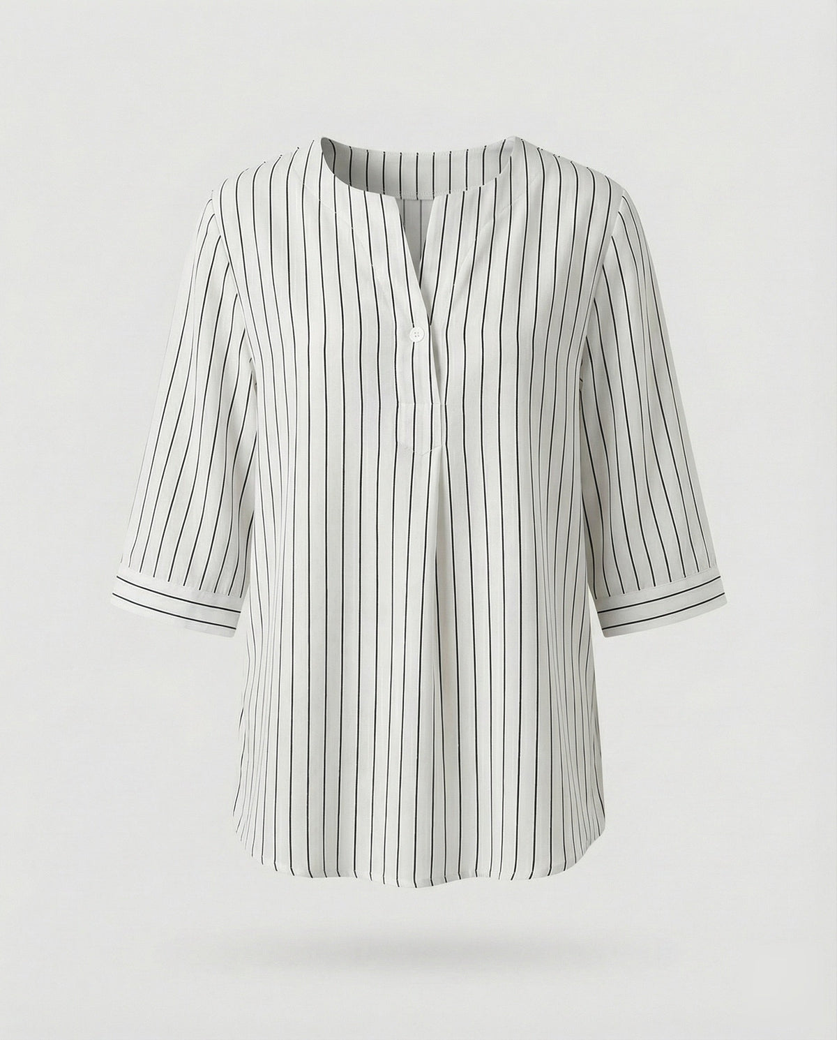 Women's Striped Long Blouse Shirt
