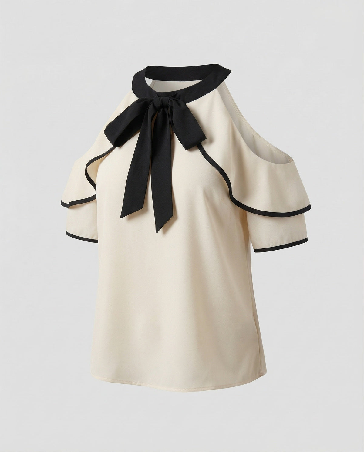 Women's Neckholder Bow Blouse Top