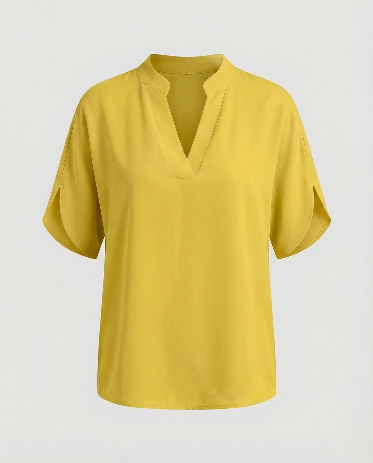Women's Silk Look Batwing Sleeve Blouse Top