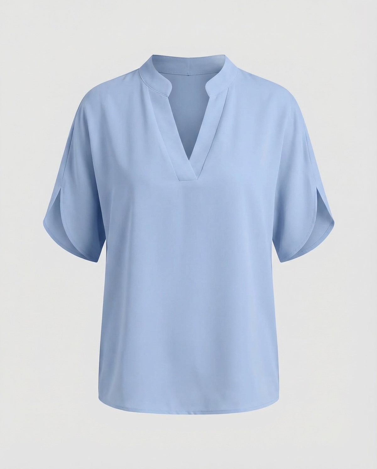 Women's Silk Look Batwing Sleeve Blouse Top