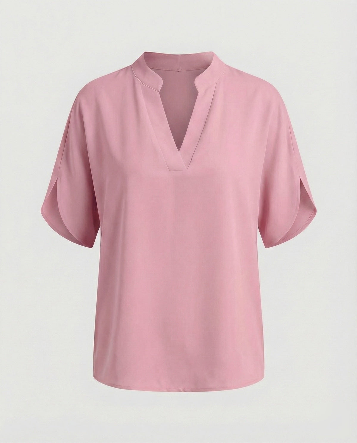 Women's Silk Look Batwing Sleeve Blouse Top