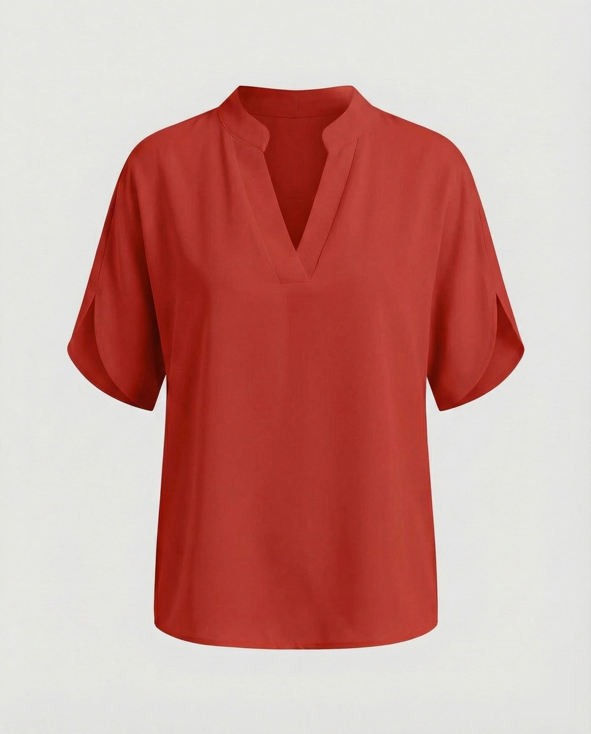 Women's Silk Look Batwing Sleeve Blouse Top