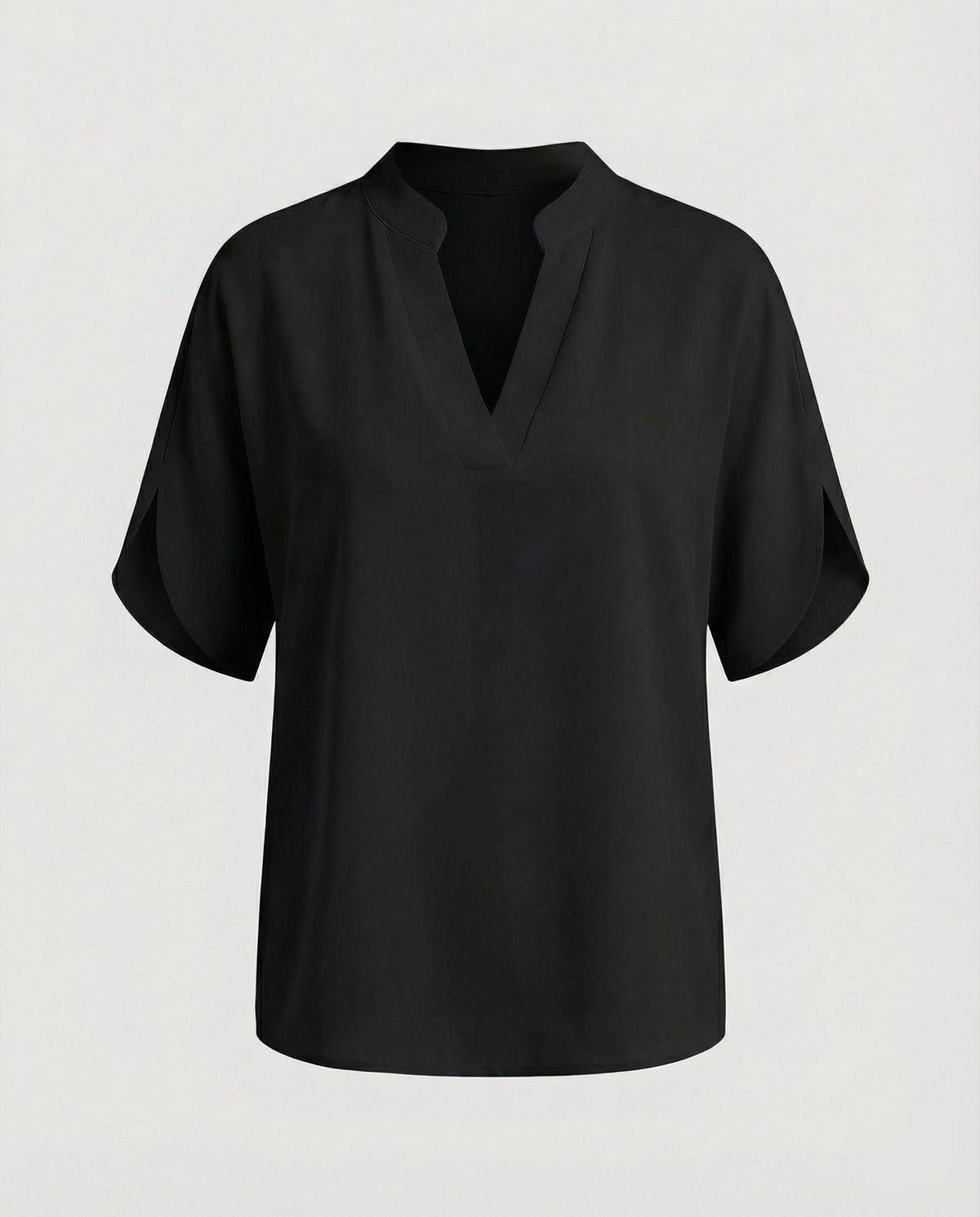 Women's Silk Look Batwing Sleeve Blouse Top