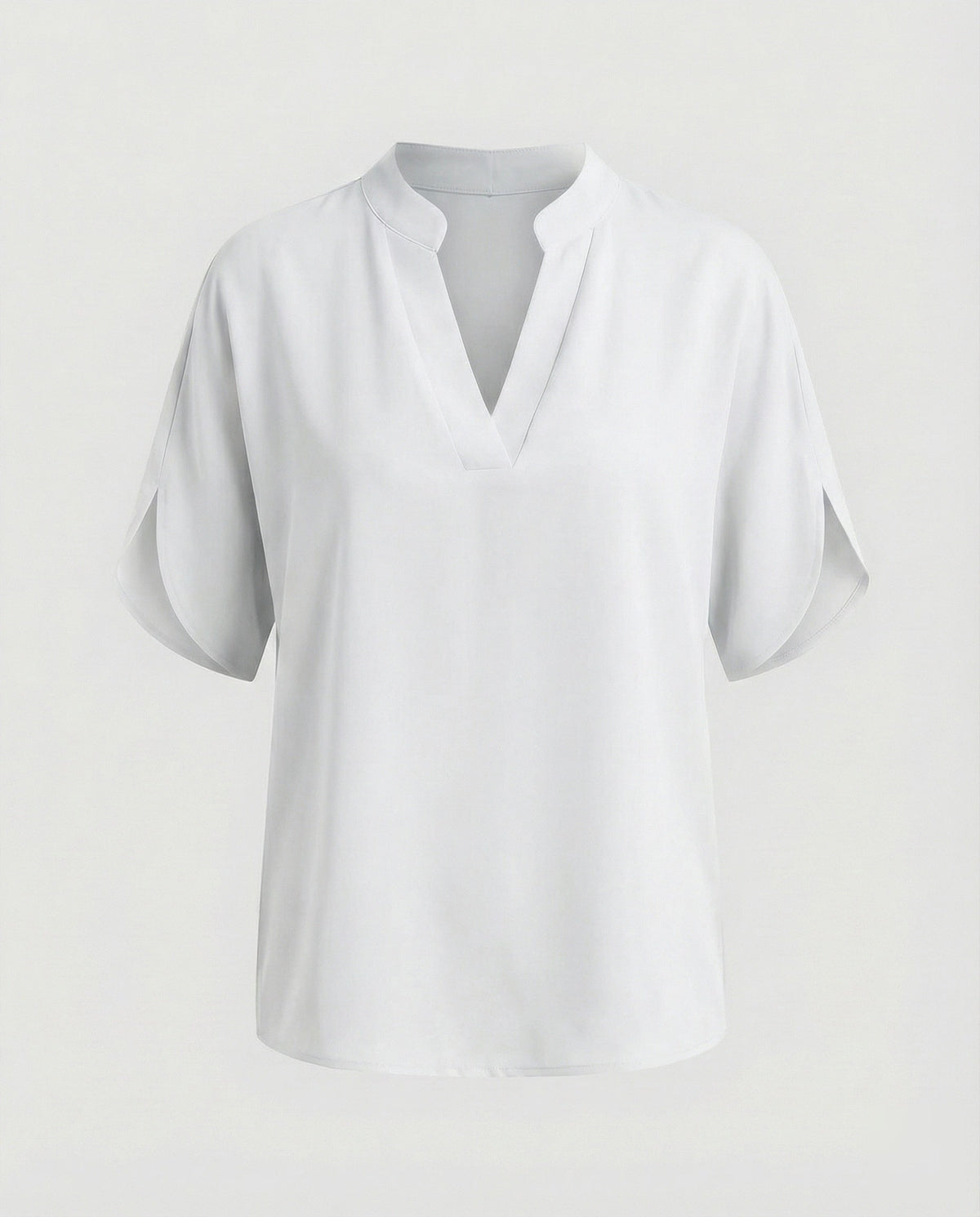 Women's Silk Look Batwing Sleeve Blouse Top