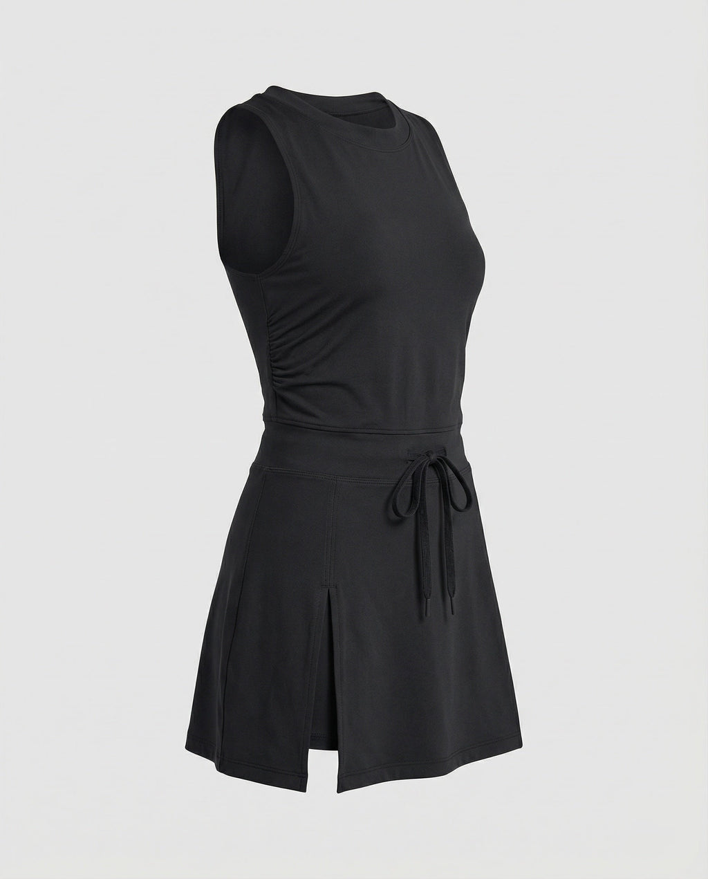 Women's Sporty Skort Dress with Integrated Stretch Inner Shorts