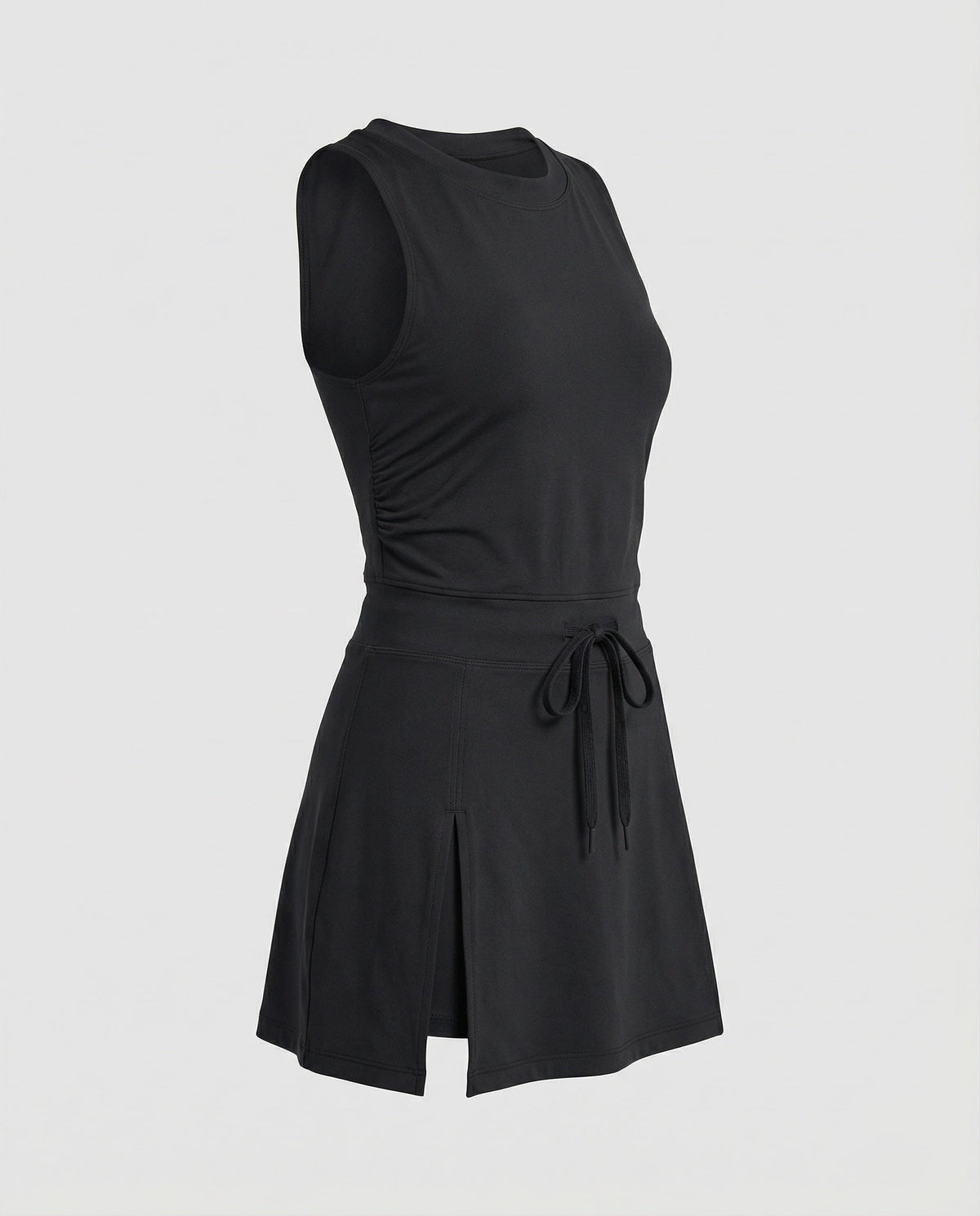 Women's Sporty Skort Dress with Integrated Stretch Inner Shorts