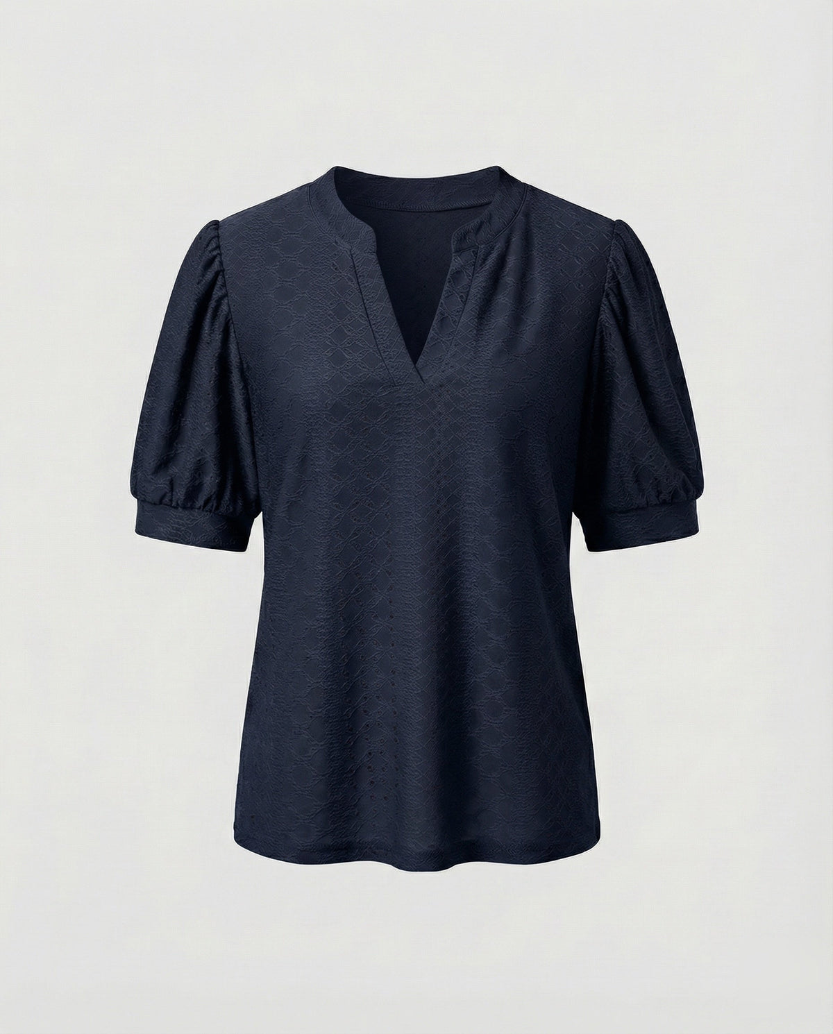 Women's Elegant Jacquard Blend Girl Blouse Shirt