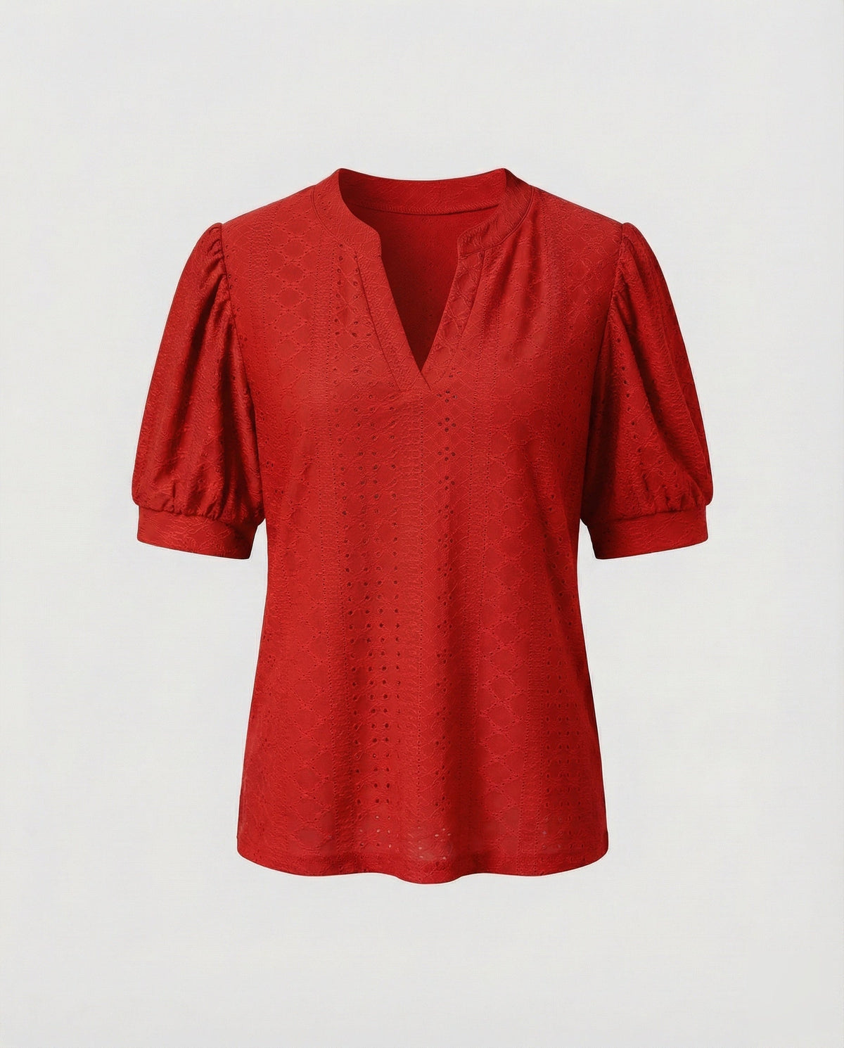 Women's Elegant Jacquard Blend Girl Blouse Shirt