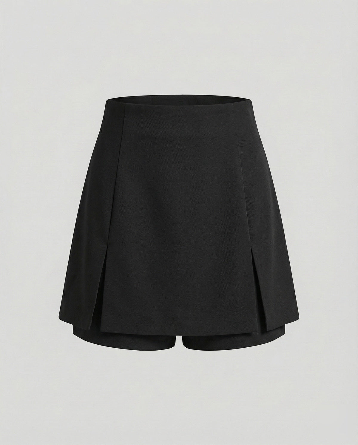 Women's Functional Integrated Inner Shorts Mixed Fabric A-Line Skort