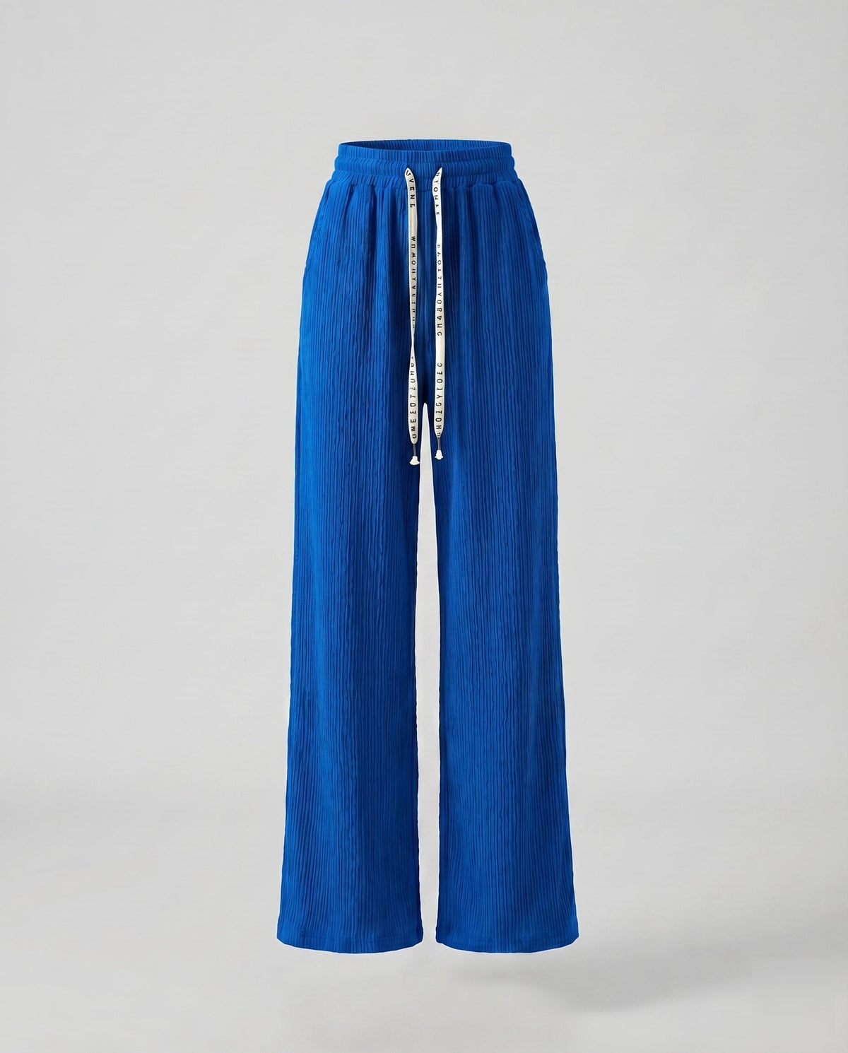 Women's Comfortable Decorative Cord Viscose-Mix Relax Pants