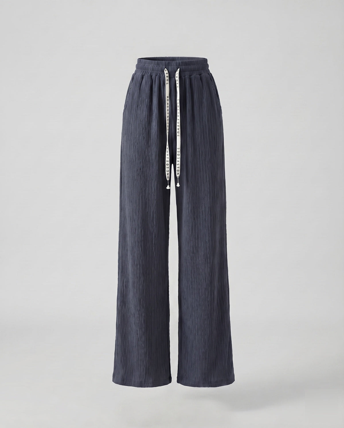 Women's Comfortable Decorative Cord Viscose-Mix Relax Pants
