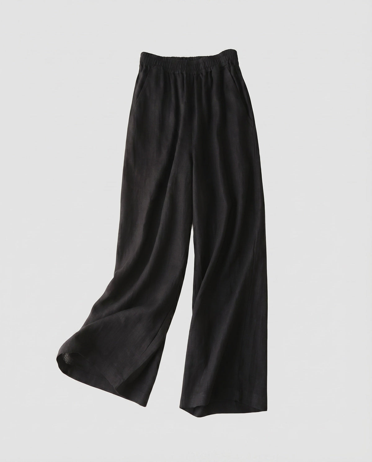 Women's Palazzo Pants Elastic Waist Flowing Fall Wide