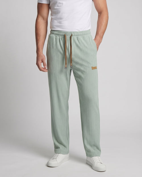 Unisex Sweatpants High Waist Ankle Cuffs Casual - Lower Body View