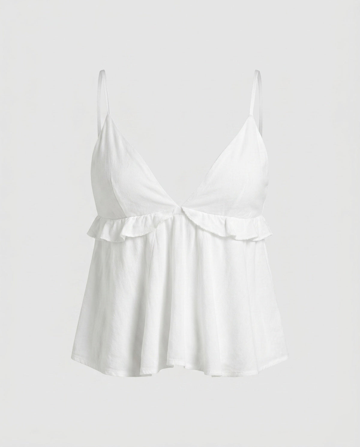 Women's Loose Blouse Top with Ruffle Details
