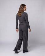 Women's Comfortable Pajama Set made of Soft, Breathable Material - Back View