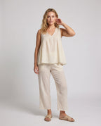 Women's Comfortable Loungewear Set with a Loose Fit and Playful Design - Front View