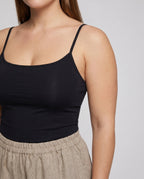 Women's Airy Palazzo Pants with High Waistband and Elegant Pockets - Close-Up Detail