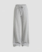 Women's High-Cut Wide Lounge Pants made of Soft Sweat Material