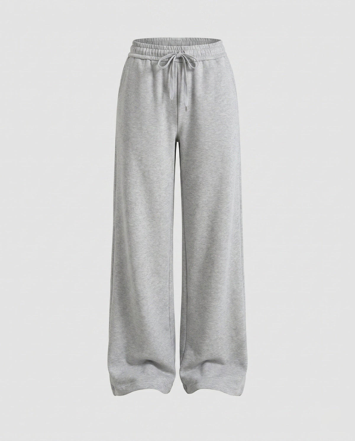 Women's High-Cut Wide Lounge Pants made of Soft Sweat Material