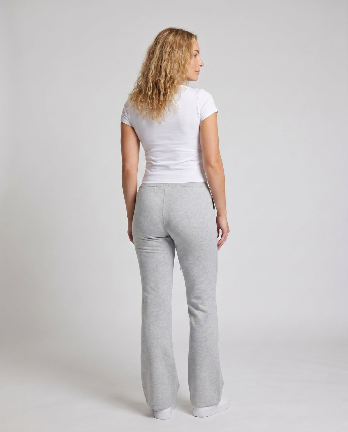 Women's Comfortable Sweatpants with a High Comfort Waistband - Back View