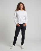 Women's Minimalist Long Sleeve made of Organic Cotton Blend - Front View