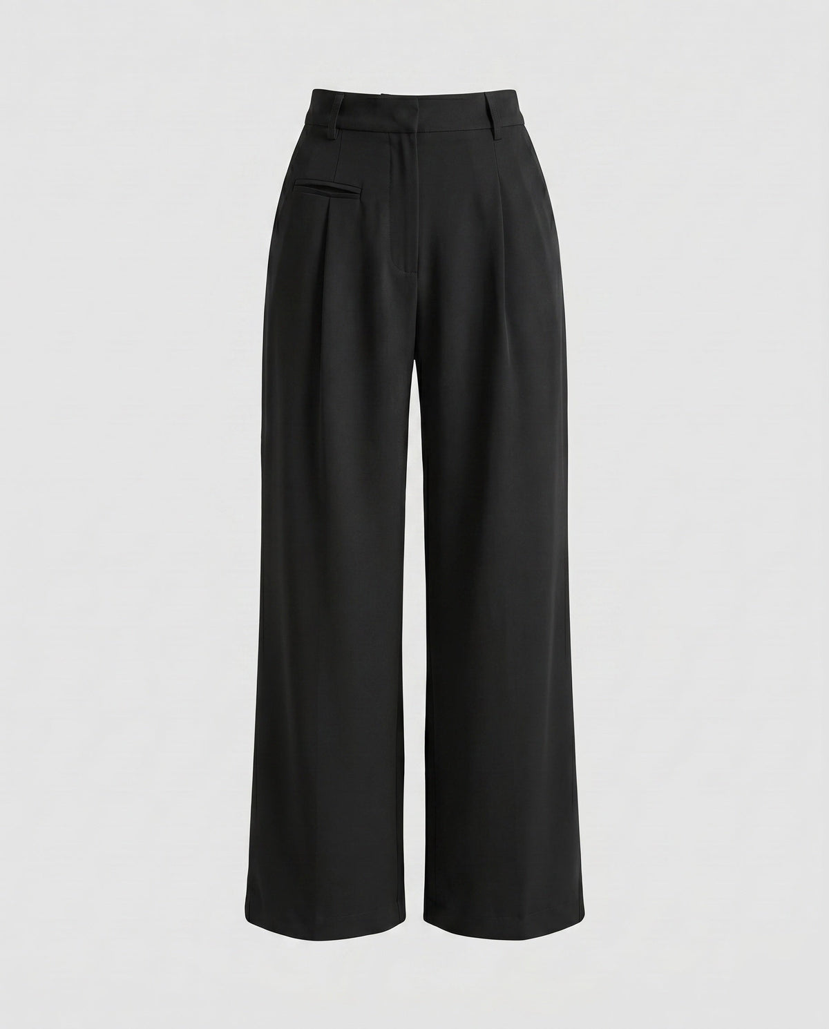 Women's High-Quality Chino Pants with High Waist and Belt