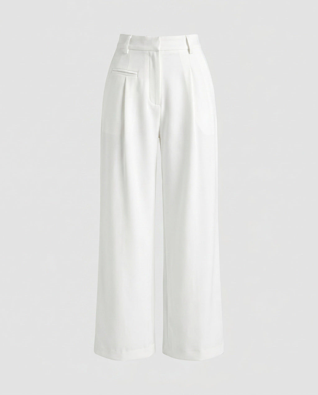 Women's High-Quality Chino Pants with High Waist and Belt