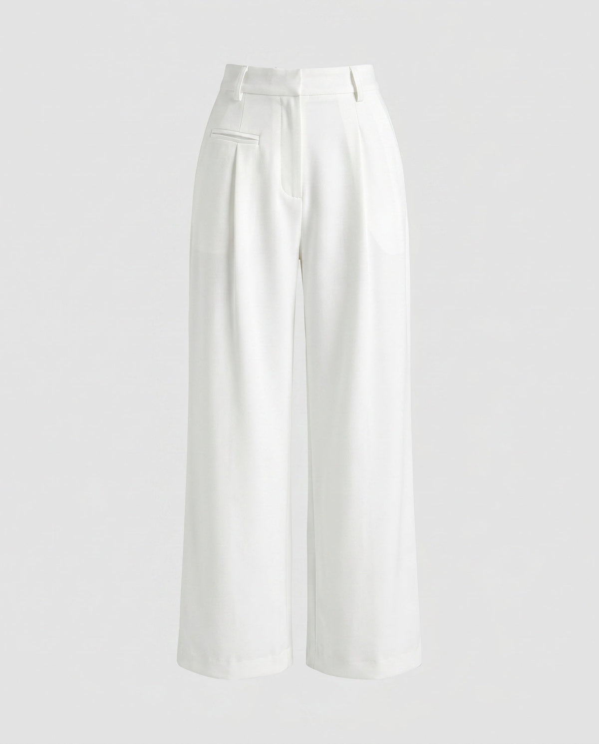 Women's High-Quality Chino Pants with High Waist and Belt