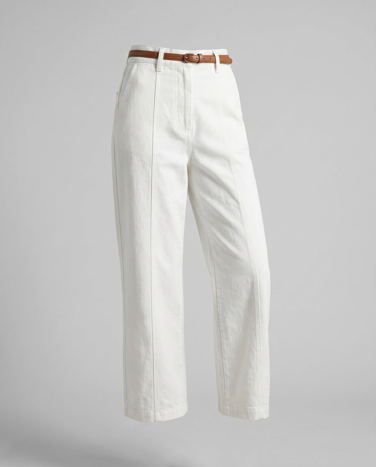 Women's Comfortable Linen Pants with Elegant Belt