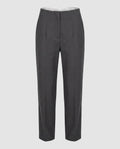 Women's Elegant Fabric Trousers with Modern Cut