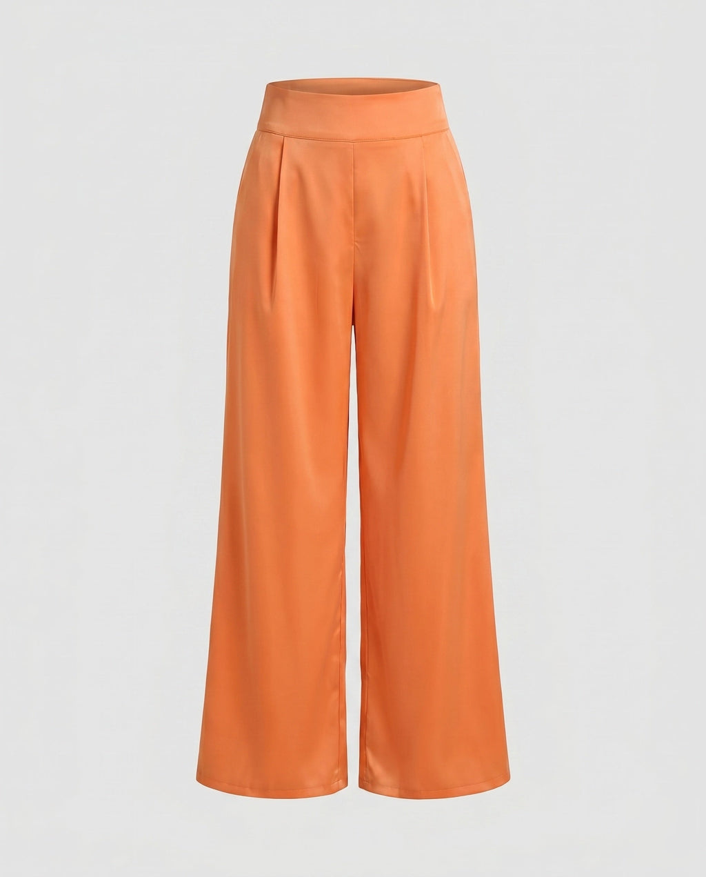 Women's Elegant and Flowing High-Waisted Trousers
