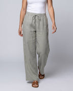 Women's Lightweight and Airy Culotte Pants - Lower Body View