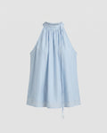 Women's Lightweight Blouse Shirt with Ruffle Details