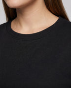 Women's Sweatshirt with Elegant Lace Trim - Close-Up Detail