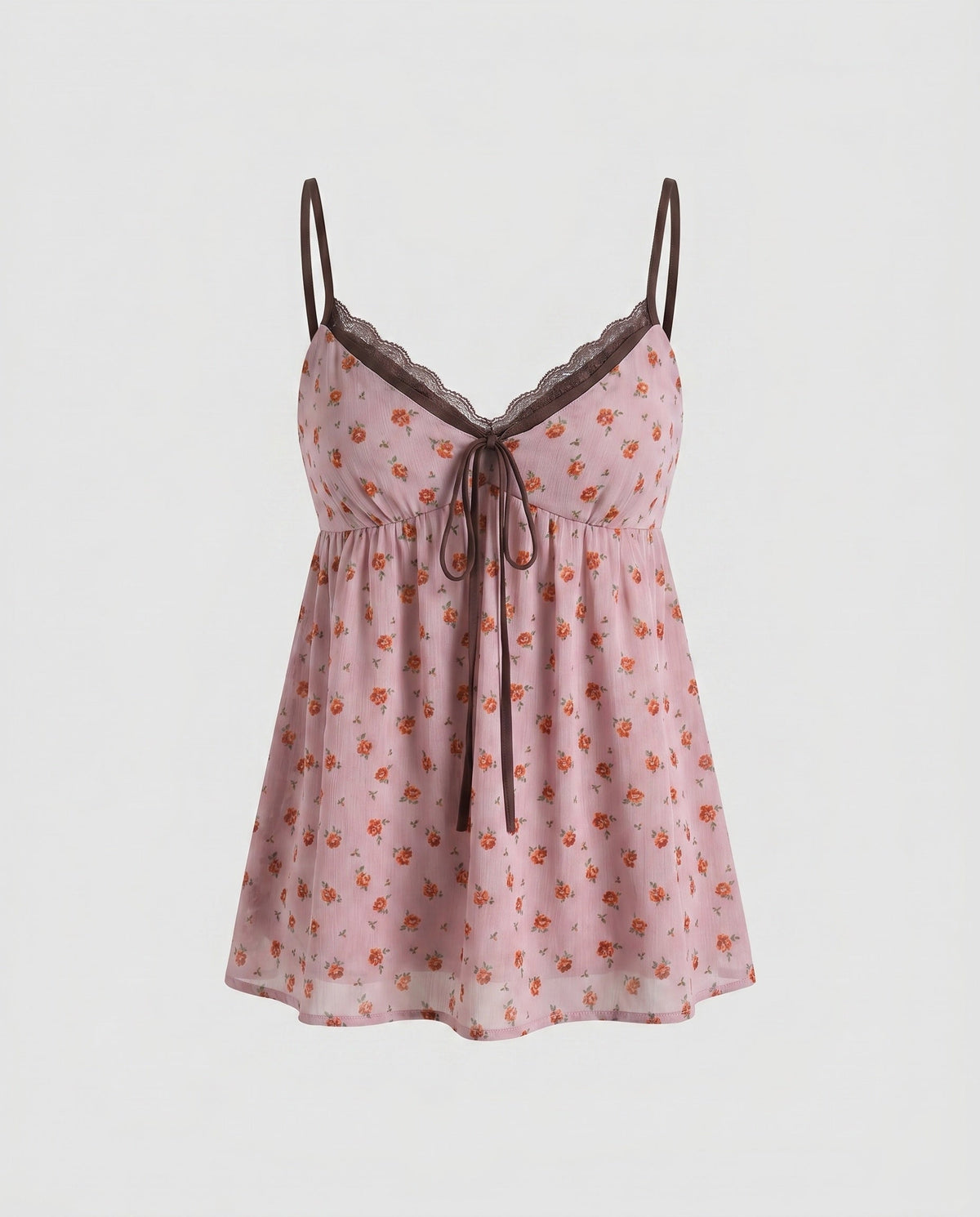 Women's Blouse Top with Playful Floral Pattern