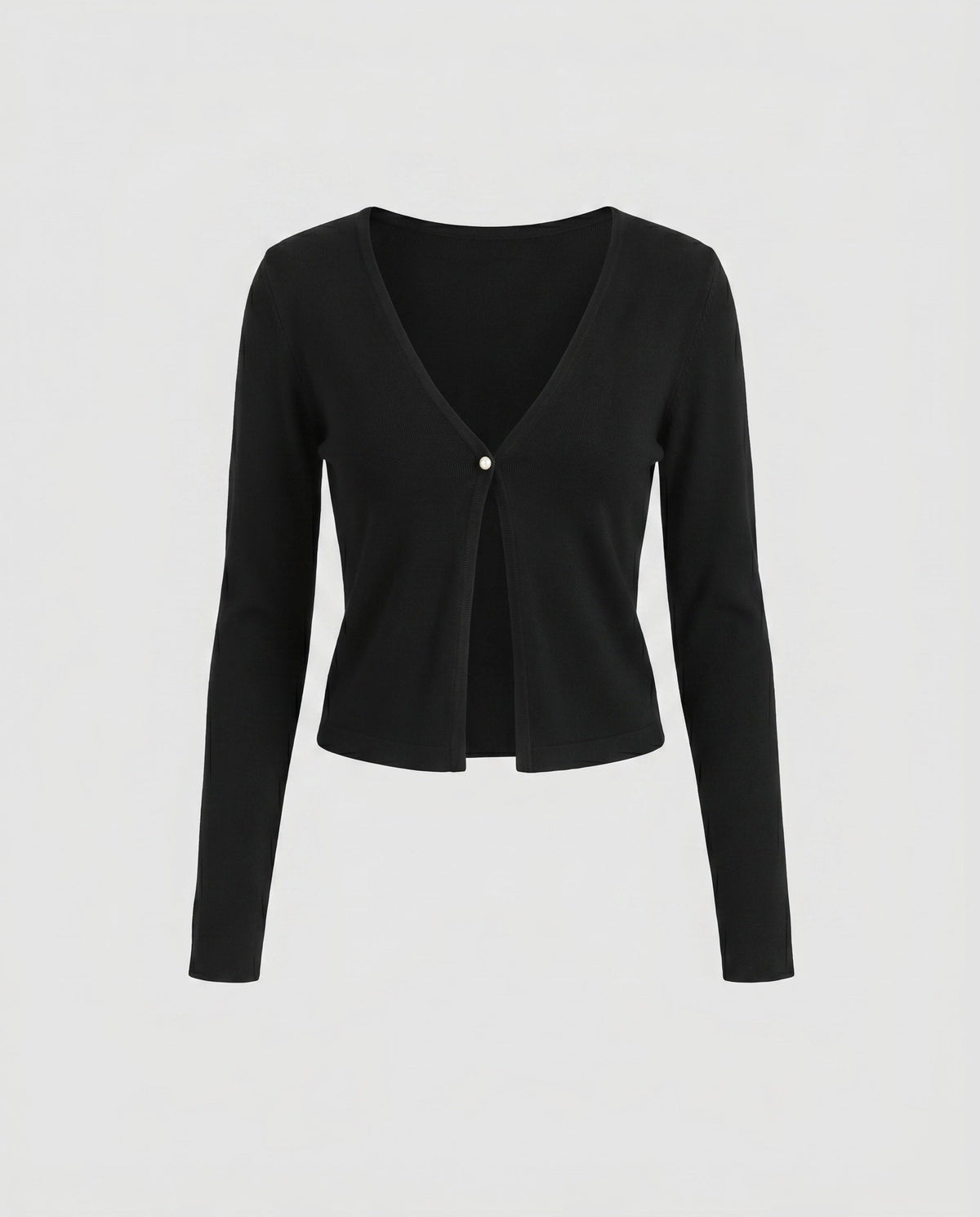 Women's Elegant Cardigan Top with Decorative Ruffles and Fine Lace