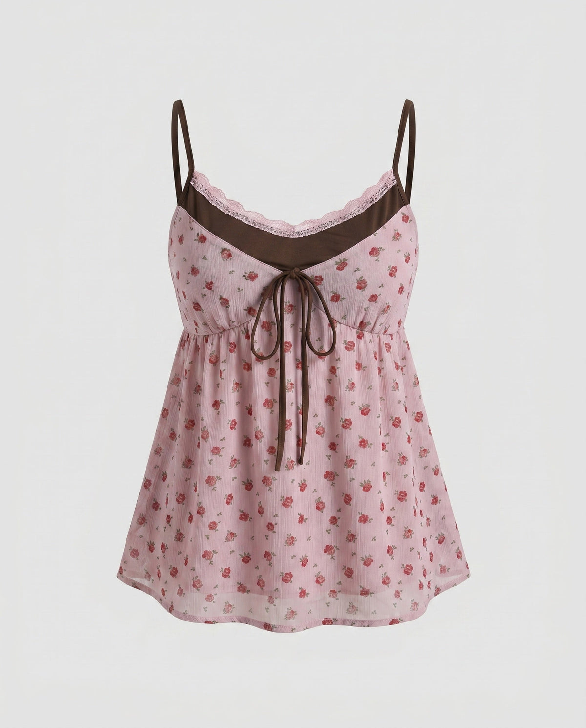 Women's Casual Blouse Top with Floral Patterns