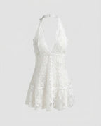 Women's Lace Dress with Seductive Cut
