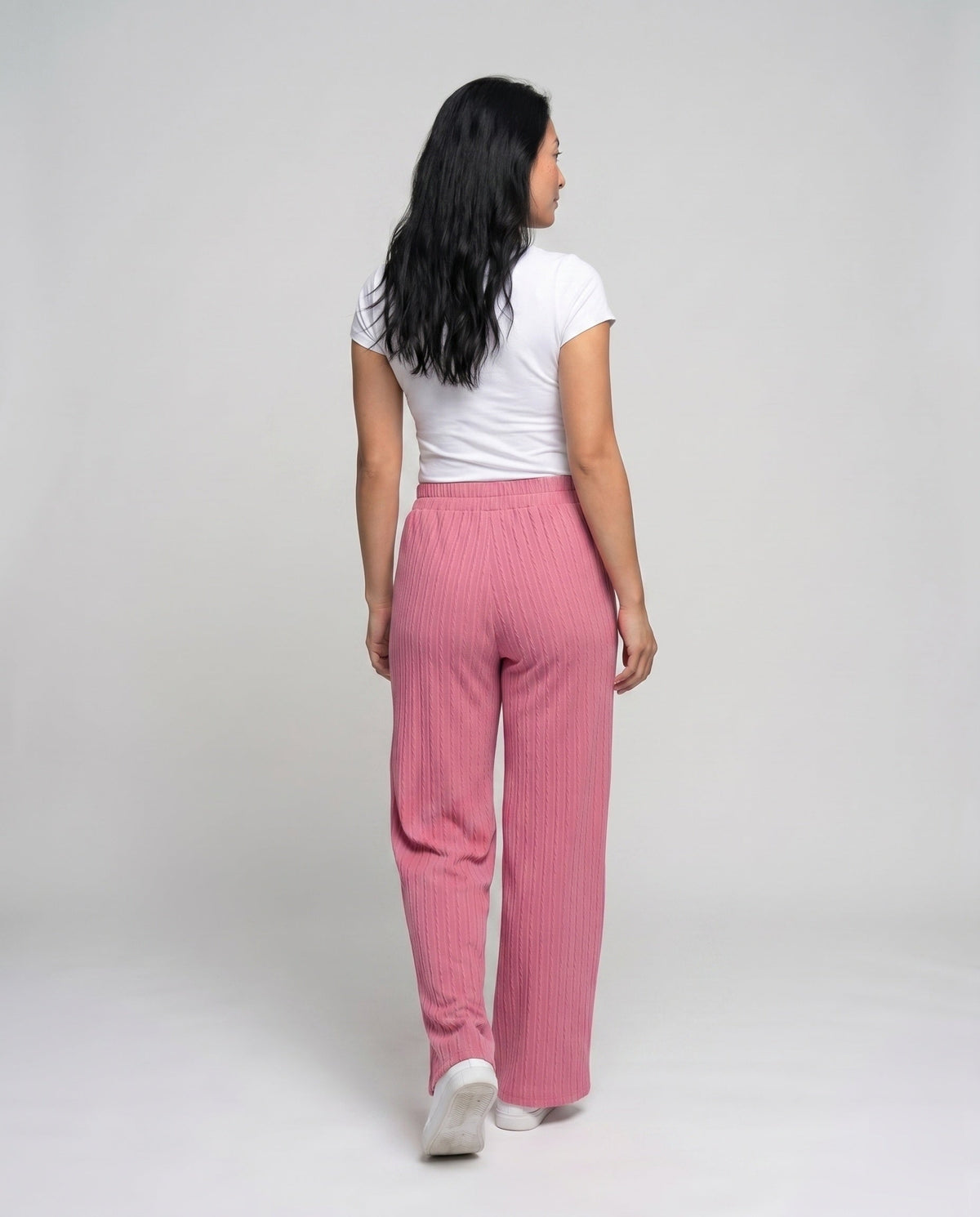 Women's High Quality and Comfortable Palazzo Pants - Back View