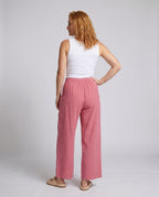 Women's Airy and Comfortable Harem Pants with Practical Pockets - Back View